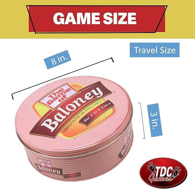 TDC Games The Game of Baloney Board Game - 2-6 Players