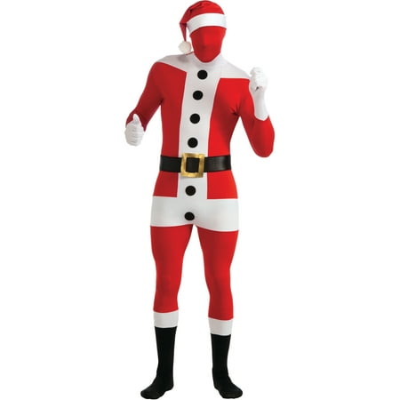 - Adult Santa Claus Second Skin Professional Quality Full Body Jumpsuit