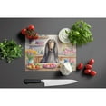 thumbnail image 3 of Decorating Easter Afghan Hound Glass Cutting Board 12 in x 15 in, 3 of 5