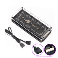 thumbnail image 1 of Computer RGB HUB Splitter 5V 3Pin / 12V 4Pin Collector For PC Gamer Cabinet Fan & LED Light MB AURA SYNC 5V 3Pin Hub, 1 of 6