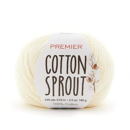 UPC: 0847652095981 | Premier Yarns Cotton Sprout Yarn-Cream
