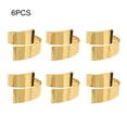 thumbnail image 3 of Servilletero de Metal Matsuzay 6 Piezas Oro, 3 of 6