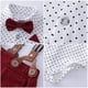 thumbnail image 4 of Traje SANMIO para bebé niño, 4 unidades, para bautizo de Pascua, 4 of 5