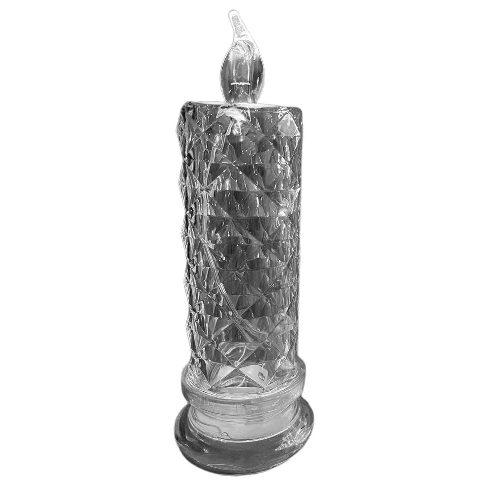 Mightlink Faux Crystal LED Candles Light Flameless Night Light Rose