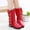 Red, variant on Dpytoraw Kids Baby Girls Princess Shoes Fashion Bowkont Lace Knee Boots Infant Athletic Shoes Size 11