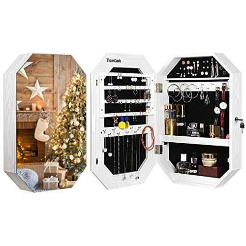 Tomcare Jewelry Cabinet Armoire Wall Mounted Tomcare Jewelry Cabinet Armoire
