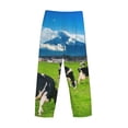 thumbnail image 6 of Balery Grazing Cows Mountain View print Men's Pajama Pants,Ultra Lightweight Pjs,Lounge Pant-Large, 6 of 9