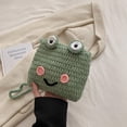 thumbnail image 4 of Gestrickte Umhängetasche Bolso cruzado hecho a mano bonito para mujer, Bolso de hombro cuadrado, regalos para niñas para teléfono, 4 of 7