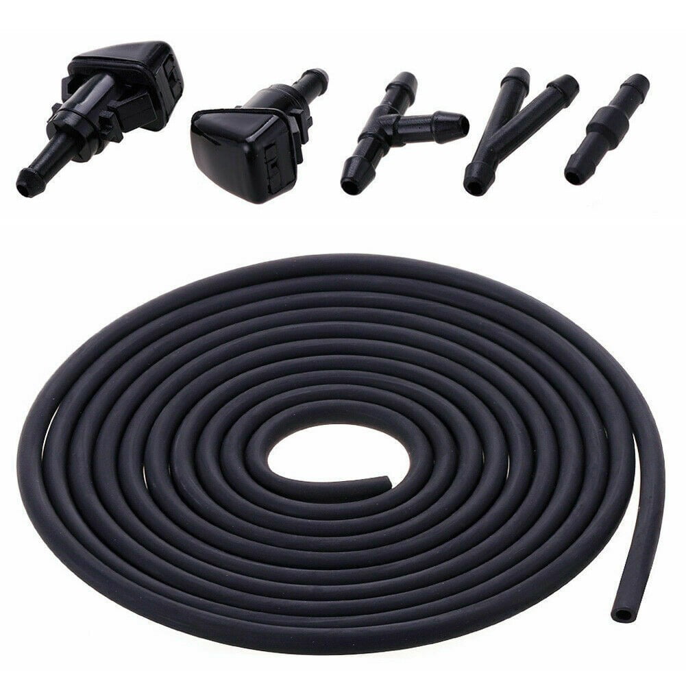 Universal Car Windshield Wiper Washer Squirter Nozzle Spray Jet Kit