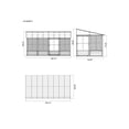 thumbnail image 3 of Gazebo Penguin Florence Add-A-Room 8 ft. x 16 ft. in Black, 3 of 9