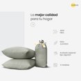 thumbnail image 3 of Sábanas Lisas Matrimonial 3500 Hilos ONSTORE Gris Ambar, 3 of 9