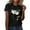 01 Black Flash deals, variant on Women Short Sleeve Shirts Casual T Shirts Cotton Printed Tops for Women Womens Tops Plus Size Short Sleeve Get it Fast