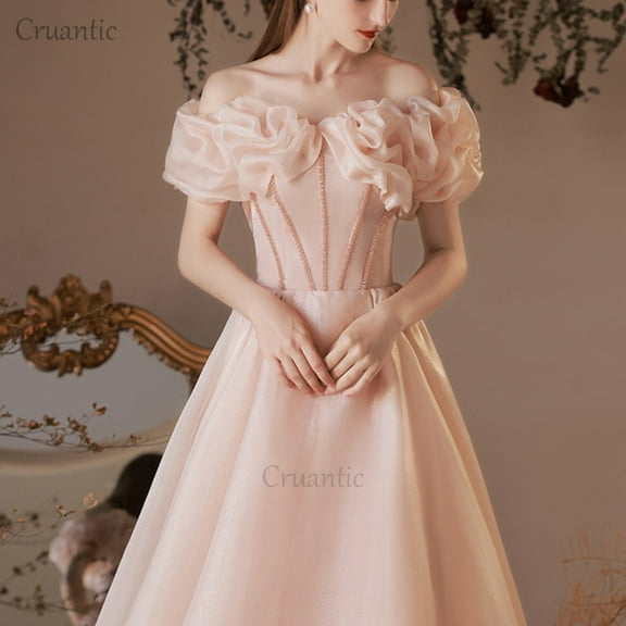 Elegant French-Inspired Evening Dress, Sexy & Graceful for Wedding & Party