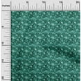 thumbnail image 2 of oneOone Cotton Silk Teal Green Fabric Batik Quilting Supplies Print Sewing Fabric By The Yard 42 Inch Wide, 2 of 5
