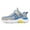 Grey, variant on REDARER Boys Breathable Mesh Sneakers, Lightweight Sports Shoes with Hook & Loop - Non- Comfortable for Running & Outdoor Play,Color:Sky Blue,Size:11-11.5 Years