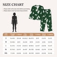 thumbnail image 4 of Bingfone Womens Pajama Sets Christmas tree green plaid Print,Long Sleeve Loungewear Pajamas Set-, 4 of 8