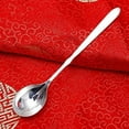 thumbnail image 4 of Wollet S999 Sterling Silver Spoon, Rice Spoon,  Soup Spoon, Handmade Silver Tableware, 4 of 5
