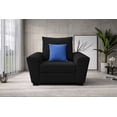 thumbnail image 1 of Sillón El Bazar Store Islandia Lino negro 1 plaza, Modular, Moderno, 1 of 4