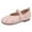 ZAD Pink, variant on ASFGIMUJ Baby Shoes Girl Size 1 Years-1.5 Years Small Leather Retro Style Hollowed Out Soft Soled Casual Gommino Girls' Sneakers
