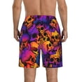 thumbnail image 3 of Disketp Men'S Swim Trunks Hawaiian Breathable Surf Beach Swimsuits Mesh Lining Beach Shorts With Pockets-Skull, 3 of 9