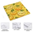 thumbnail image 3 of Cartoon Lemon Pattern Towels for Bathroom, Kitchen, Gym, Towels, Soft, Highly Absorbent, Hanging Towel with Hanging Eyelet, 3 of 8