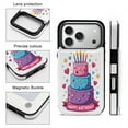 thumbnail image 3 of Birthday Cake with Lit Candles Leather Wallet Case for iPhone 11 Pro Wallet Case Card Holder Flip, 3 of 8