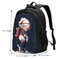 thumbnail image 5 of My Hero Academia Todoroki Shoto Backpack Schoolbag Large Capacity Daypack Bookbag Satchel Notebook Laptop Backpack Travel Bag USB Rucksack, 5 of 7