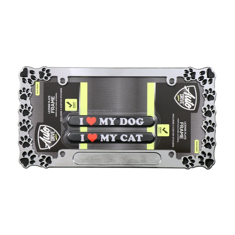 Silkscreen Custom License Plate Frames