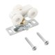 thumbnail image 5 of Conjunto de rodillos para puertas corredizas de 3/4 de pulgada con tornillos de repuesto sin destornillador, 5 of 9