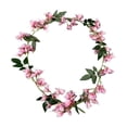 thumbnail image 2 of Faux Bougainvillea Hanging Garland, Pink Silk-Like Vine for Patio and Garden Wall Decor, 2 of 6