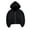 Z01-Black-Men's Hoodies, variant on IWRICH Mens and Womens 20s Reversible Hoodies Plaid Preppy Hoodie Streetwear Vintage Zipper Hooded Sweatshirt XL