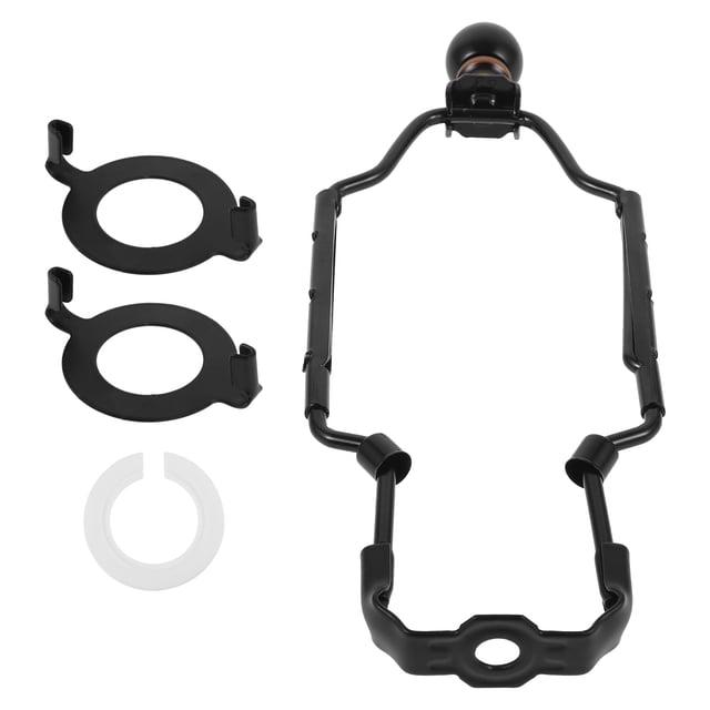 HEALEEP Pièces de Lampe pour Réparation Abat-Jour Harpe Support Fer Hauteur Réglable Adultes 1 Ensemble