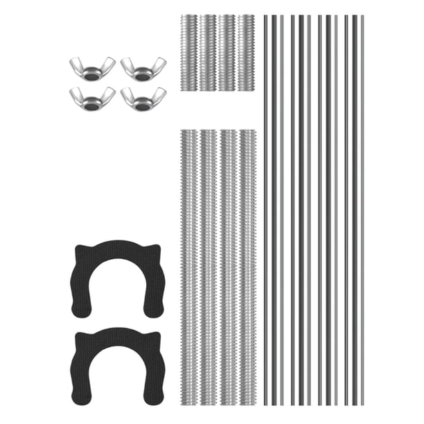 Soporte para fregadero bajo encimera, patas para fregadero, soporte para lavabo, kit de reparación antideslizante resistente, de acero para lavabo de 47 cm a 57 cm