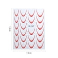 thumbnail image 2 of Fiudx Pegatinas para Uñas, Diseño de Degradado Francés En Color Liso, Autoadhesivas de Fácil Aplicación, Materiales Seguros para Decoración de Uñas, Versátiles para Proyectos de Bricolaje, Perfectas, 2 of 3