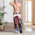 thumbnail image 6 of Lsque Chucky Print Men's Pajama Pants, Lounge Pant - Comfortable Home Wear,Elastic Waistband, Stylish Design-Large, 6 of 9