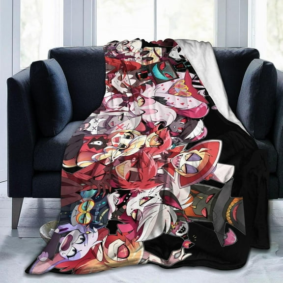 Hazbin Hotel Cartoon Style-33 Ultra-Soft Micro Warm Fuzzy Fleece Blanket Throw Gift Decoration For Home Car Camp Office 60"x50"