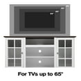 Relefree 58 in TV Stand with Glass Door, Entertainment Center for 65 in