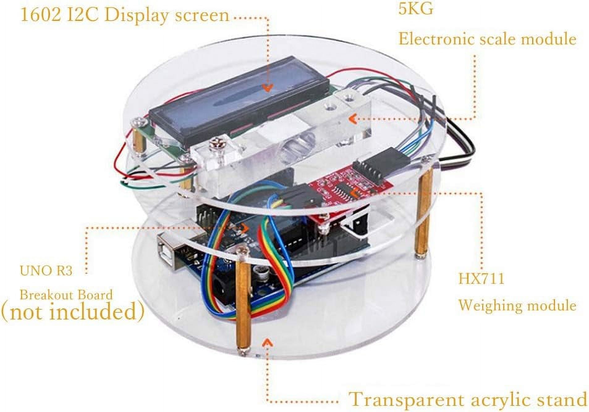 Treedix Electronic Scale Package Weighing Special Sensor load cell HX711 Compatible with Arduino