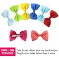 thumbnail image 2 of Amerteer 20pcs Hair Bow Clip for Baby Girl Fully Covered Non Slip for Fine Hair Small 2.7 Inch Toddler Girl Hair Accessories Assorted Solid Color Kid Infant Barrettes, 2 of 7