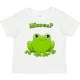 thumbnail image 3 of Inktastic Kisses? - Cute Frog Boys or Girls Toddler T-Shirt, 3 of 5