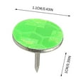 thumbnail image 3 of Dadiaei Reflective Tacks Trail Markers Hunting Tacks Glow Tacks Reflective Trail Tacks for Hunting Hiking Camping Tree Stand, 100/200 Pc Reflective Thumb Tacks Mark Trail Reflector Tacks, 3 of 6