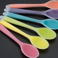 thumbnail image 4 of 6PC Silicone Feeding Spoon Soft BPA-Free Food Spoon Ergonomic Handle for Home Restaurant Use, 4 of 9