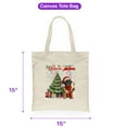 thumbnail image 5 of Merry Christmas and Happy New Year Santa Mastiff Holiday Xmas Winter 2025 Canvas Tote Bag Mastiffs Dog Lover Gifts Idea Reusable Shopping Grocery Bag - 00024, 5 of 5