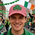 thumbnail image 6 of DAMAI Soft Baseball Hat Embroidered Dad Hat Four Leaf Clover Ireland Irish St Patrick's Men & Ladies Baseball Cap, 6 of 7