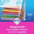 thumbnail image 2 of Ziploc® Slider Storage Bags with Power Seal Technology, Large, 15 Bags, 2 of 8