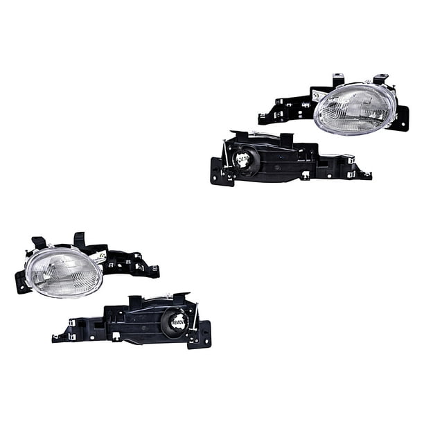 Par de Faros DEPO 1995 A 1999 Dodge Izquierdo 301220452725293 Derecho 301220452225292