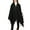 Black, variant on SWSMCLT Women's 2025 Capelet Above Knee Coat Fringe Spring Casual Knit Outerwear Comfy Fall Cold Weather Burgundy One Size