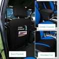thumbnail image 5 of For 2016-2023 Toyota Tacoma FH Group Custom Fit Neoprene Car Seat Covers Waterproof - Blue Front, 5 of 6