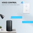 thumbnail image 4 of PURCOLT Smart Switc-h,Smart Wi-Fi Light Wall Switc-h,2.4GHz Wi-Fi Tou-ch Switches,Fit For US Wall Switches, 2 Gang Up to 65% off, 4 of 6
