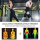 thumbnail image 4 of Sauna Sudor Cintura Trimmer Muslo Para Mujeres Y Hombres Pérdida De Peso Control De Barriga Entrenador De Cintura Cinturón De Entrenamiento，4 En 1 Vogacara OD016961-03, 4 of 6
